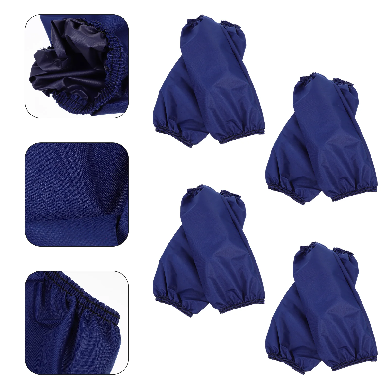 

4 Pairs Universal Reusable Long Arm Sleeve Covers For Kitchen Cooking Cleaning Waterproof Protective Oversleeves Oil-Proof