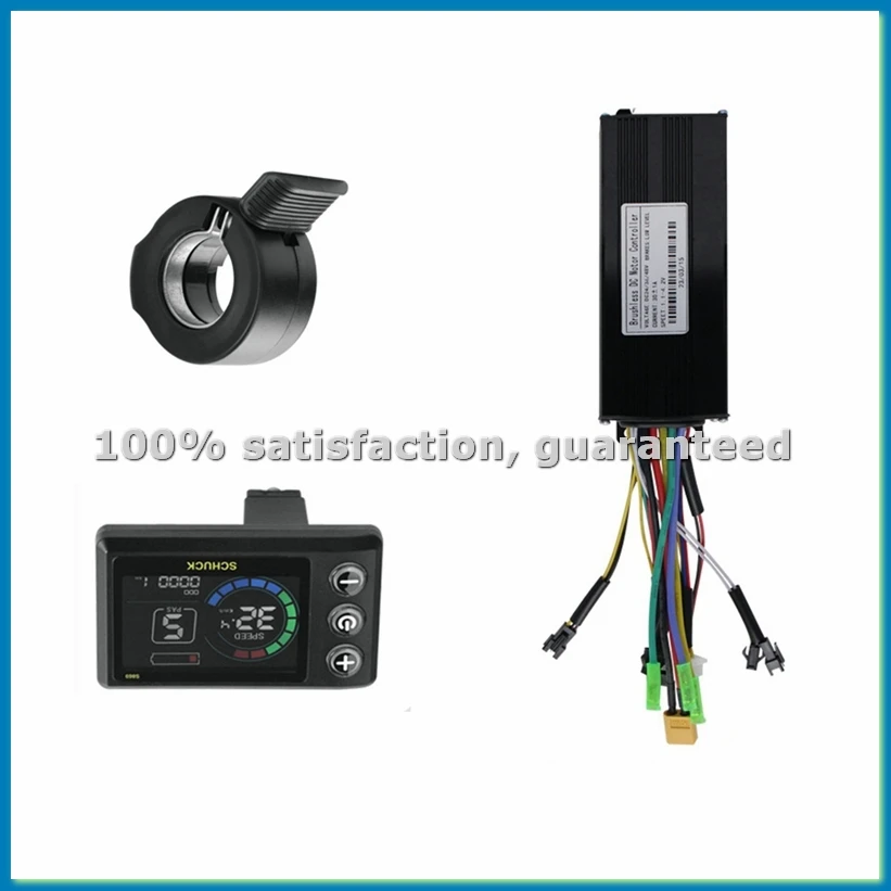 

36V 48V 30A Brushless Controller S869 Meter LCD Display 24V-72V+Throttle for Electric Scooter E-Bike Repair Kit-BCBW
