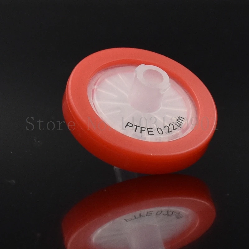 25pcs Laboratory 13mm 25mm Plastic Disposable PTFE Hydrophobic-type Microporous Syringe Drireven Air Filter