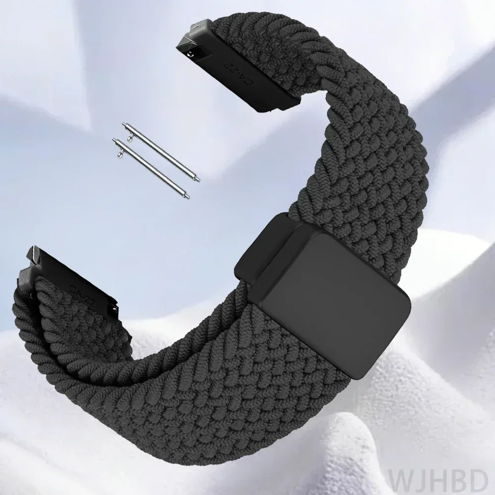 Für Amazfit Bip Max Bip6 5 UNITY Bip3 U S Pro 20mm 22mm Nylon-Fallschirm-Uhrenarmband für Amazfit Balance 2/Cheetah 2 Sportarmband – Detail 13