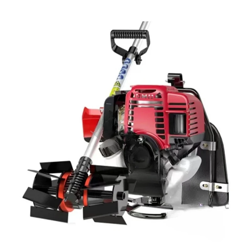 Engine 4 Stroke Lawn Mower Backpack Weeder Grass Cutter Eradicator Agricultural Multi-Functional Garden Harvesting Tool