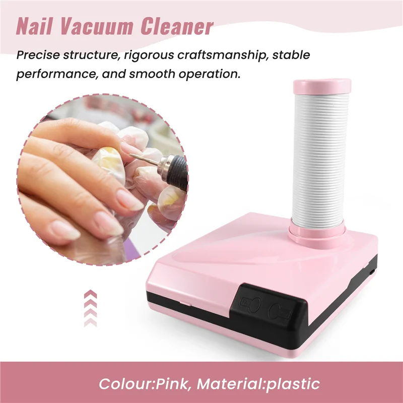

A52Z Top 60W High Power Nail Cleaner Dual Vertical Filter Nail Nail Dust Machine