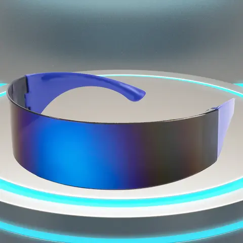 Lysande EL-trådsslutarglasögon lyser upp musikdansföreställning glödande dekorativa glasögon för nattklubbsdans 6 best sales framtida glasögon - №4