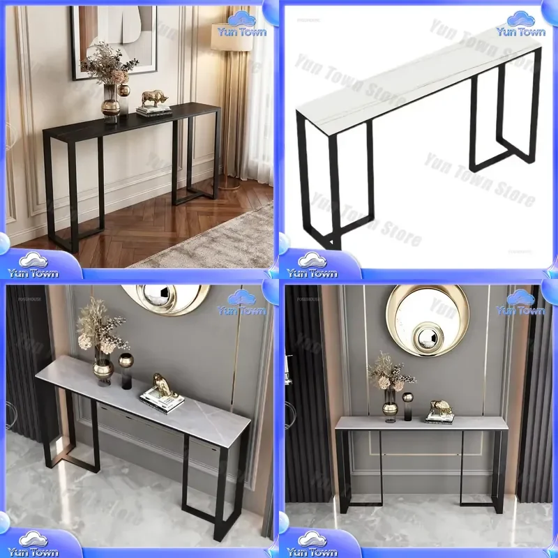 Premium Italian Console Table for Living Room Entryway for Modern Home Decor Narrow Hallway Furniture Luxury Contemporary