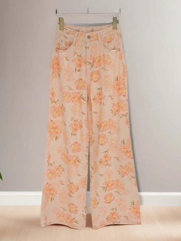 

Джинсы с высокой талией, прямые, свободного кроя, универсальные, повседневные, модные, весенние, женская одежда, брюки с широкими штанинами