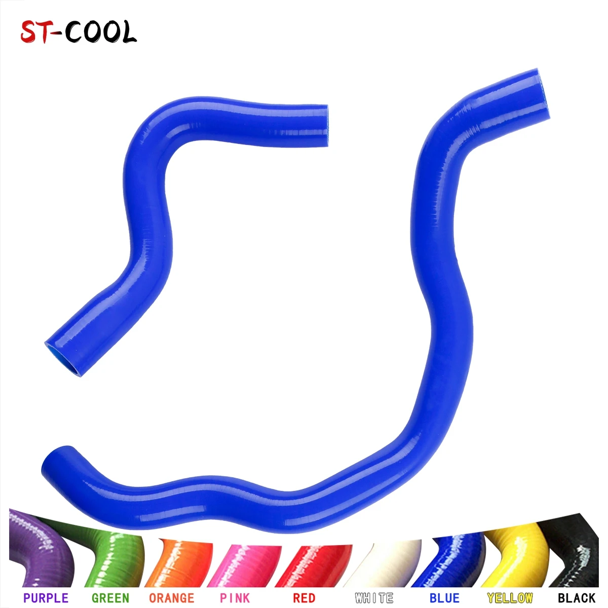 FOR 2001-2007 VOLVO S60 S70 (II) 2.3 / 2.4 / 2.5 T5 Radiator Hoses 2002 2003 2004 2005 2006 Silicone Tubes Kit 2Pcs 11 Colors