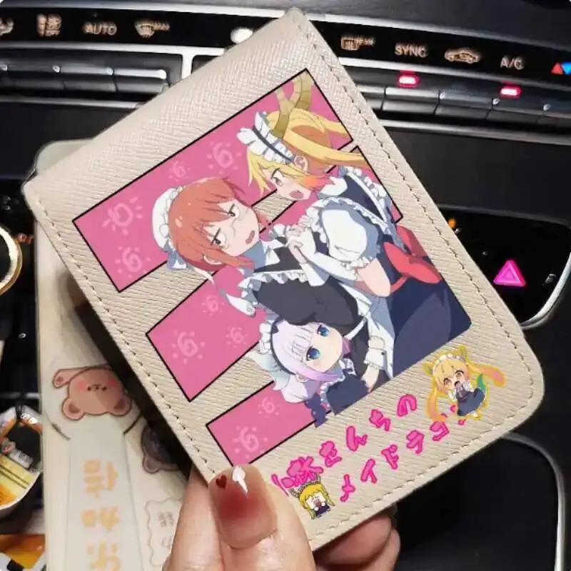 

Kannakamui Tohru Fashion Wallet PU Purse Card Cash Holder Bag Cosplay Gift B1928 Anime