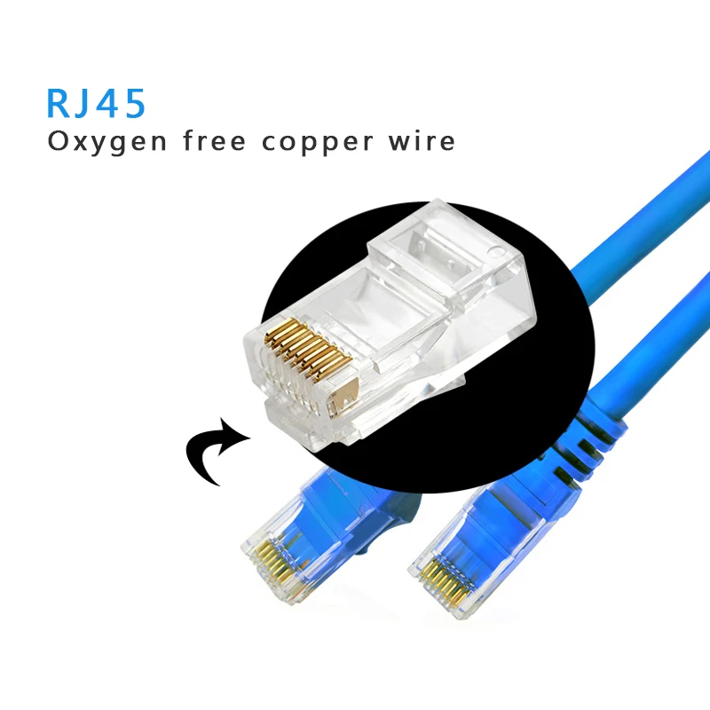 0.8m RJ45 Cat5 Ethernet Cable For CAT5 Ethernet Internet Network Patch LAN Cable Cord Computer Connector Cable Ethernet