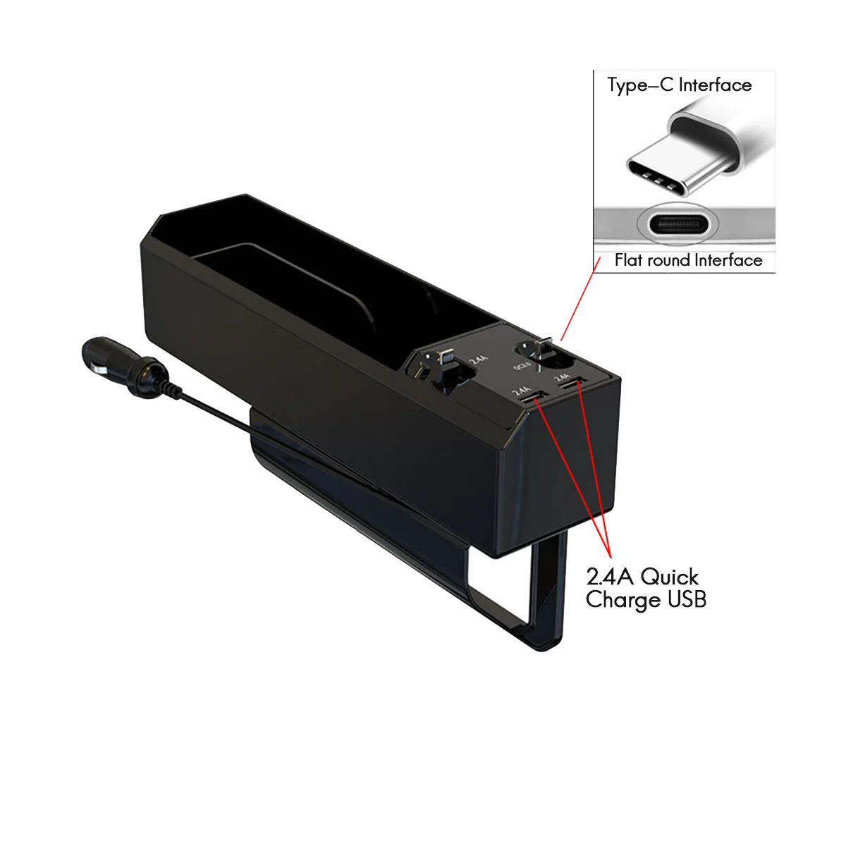 Crevice Storage Box Front Storage Box Multifunctional Storage Box