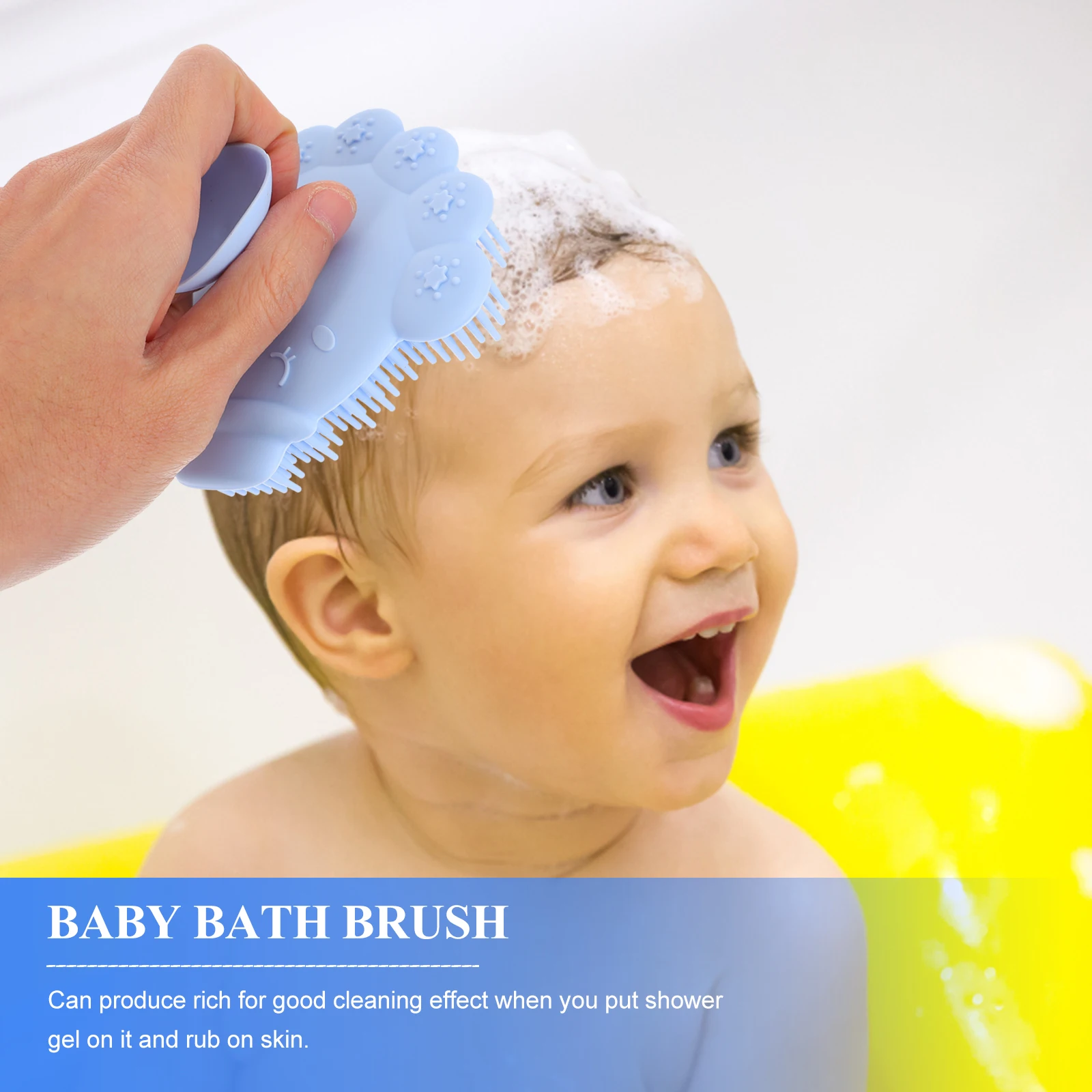 

Silicone Shampoo Bath for Massage Scrubber Shower Brushes