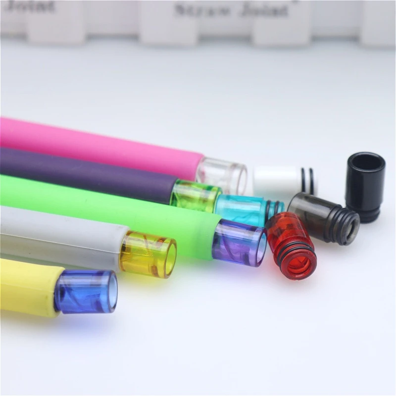 1 قطعة المعبرة 510 دوامة قطارة بلاستيكية القش المشتركة