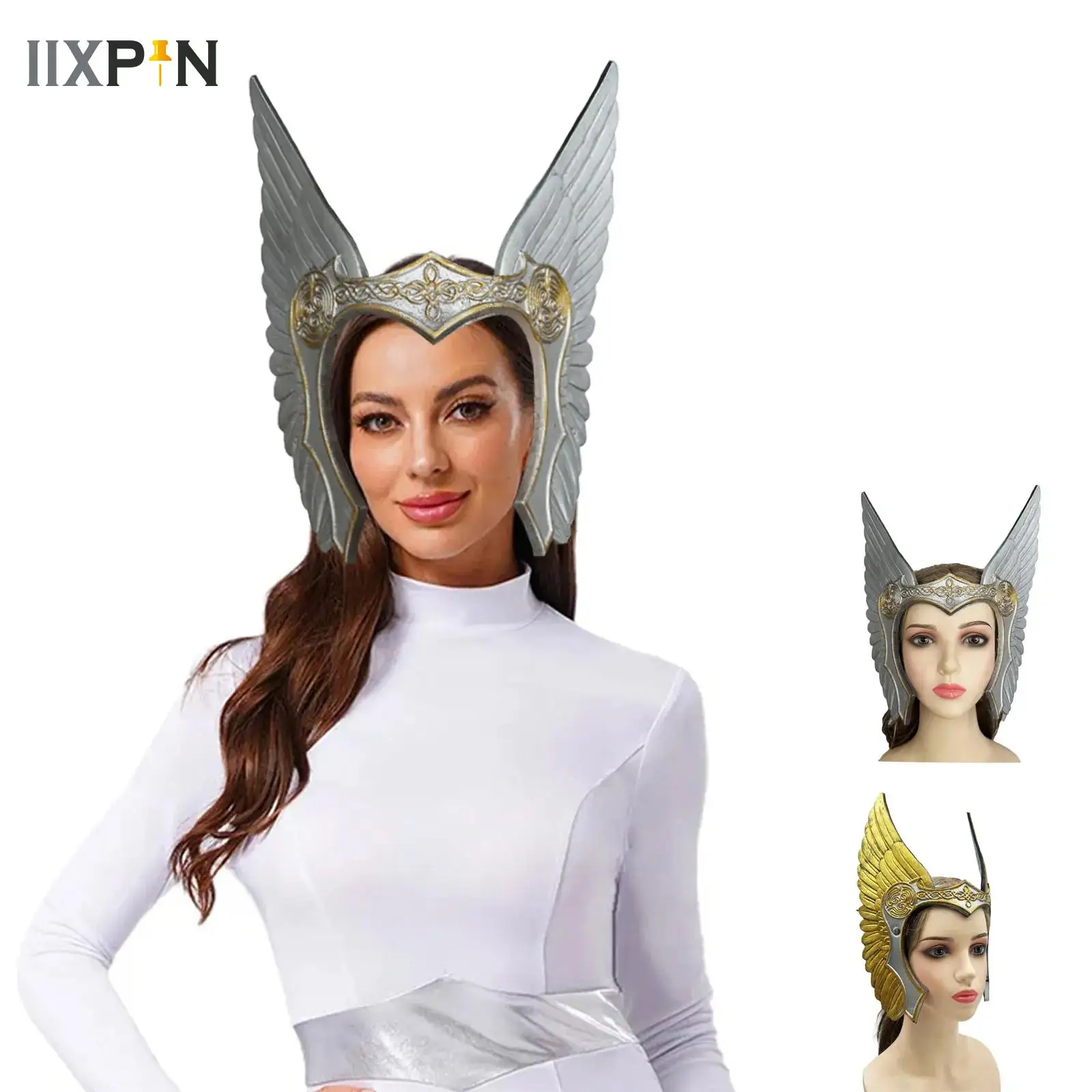 Bandeau de Cosplay pour femmes adultes, couvre-chef de mascarade, coiffure d'ange en plastique, accessoire de Costume de fête à thème d'halloween