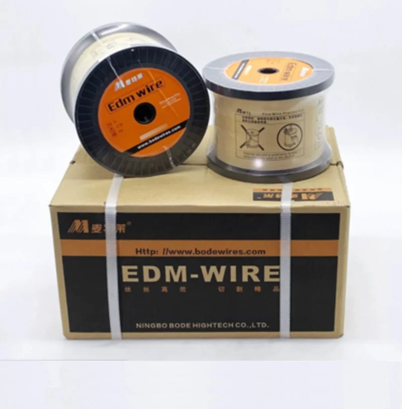 

EDM Brass Wire 0.20/0.25mm Tension Strength From 900N To 1000N Copper Wire 5KGS for Low Speed CNC EDM Wire Cutting Machine