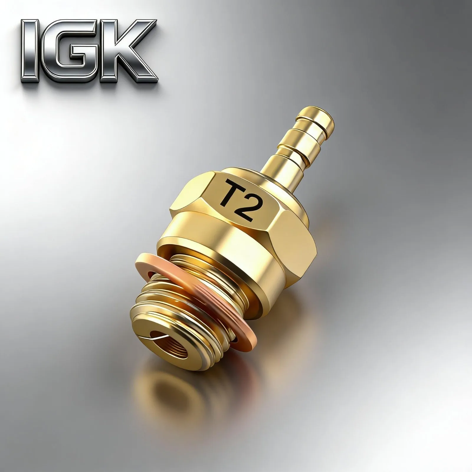 Gold-Plated Limited Edition Glow Plug T2 Upgrade Parts for HSP Kyosho 1/8 1/10 Nitro RC Car