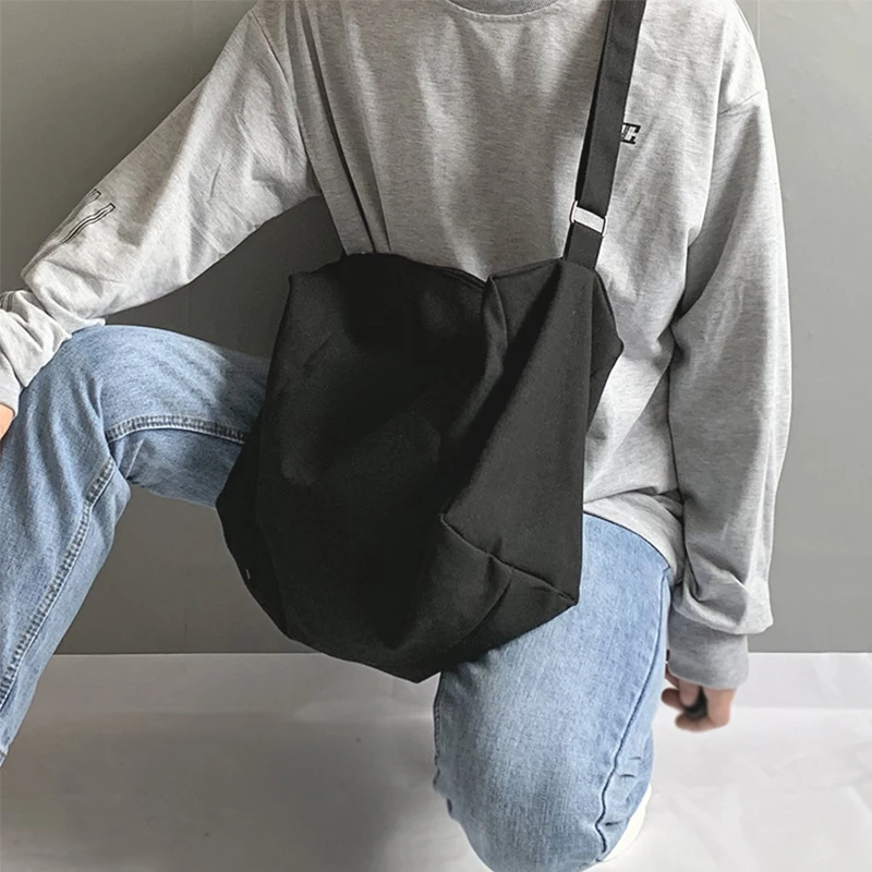 Borsa a tracolla in tela a tracolla Borsa a tracolla multifunzione regolabile di grande capacitร unisex