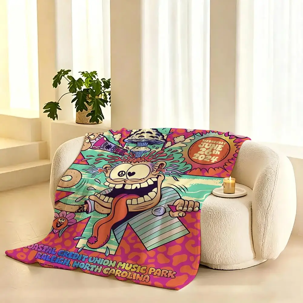 Red Hot Chili Peppers Band Throw  flannel blanket, suitable for sofas, beds, offices,  exquisite gift blankets