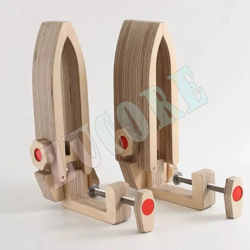 

Кожаный деревянный зажим ручной работы, кожаный зажим G ручной работы, швейный инструмент, кожаный швейный зажим для рукоделия