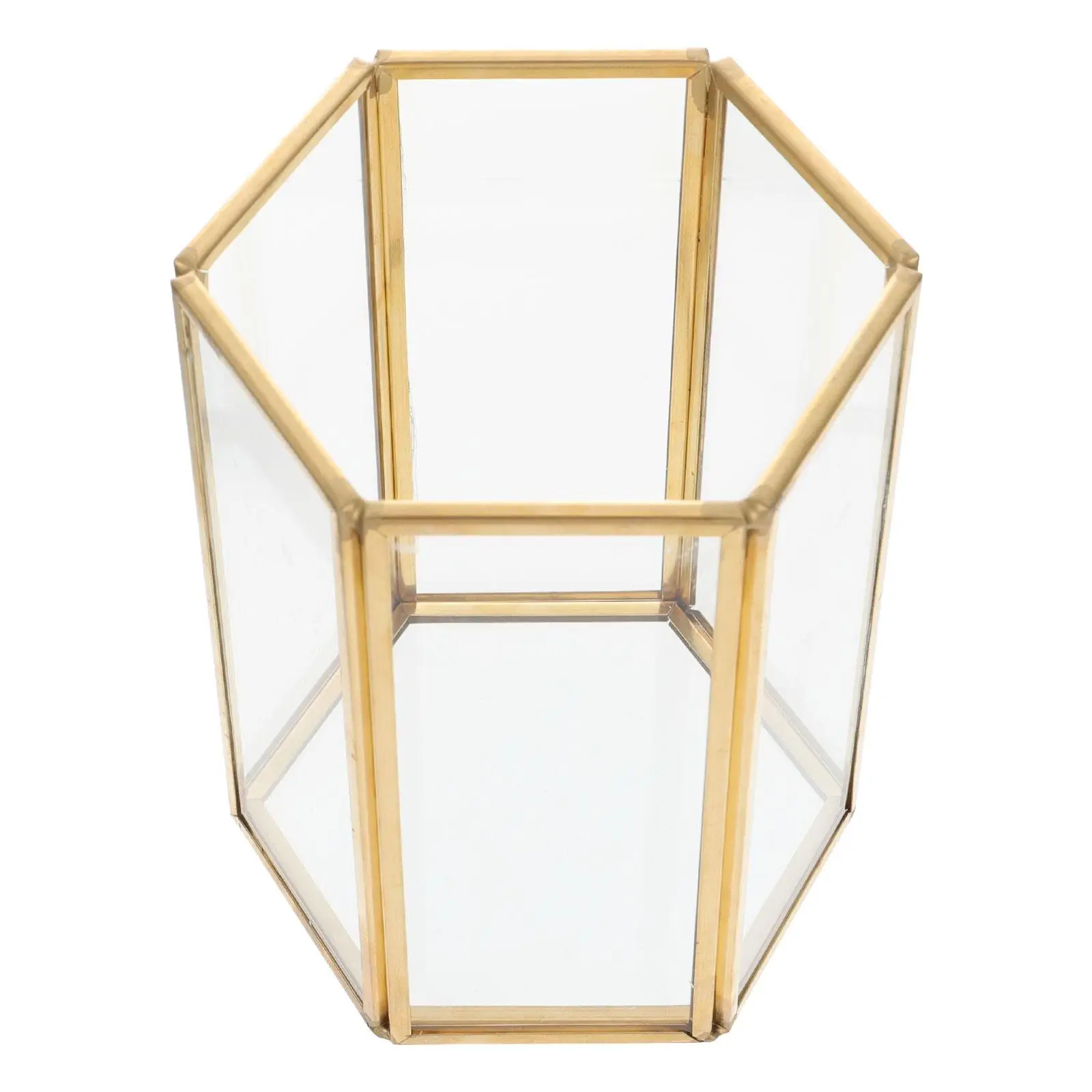 

ABS Material Large Capacity Makeup Brush Organizer Acrylic Holder Thickened Glass Pens Vanity Table Storage Solution