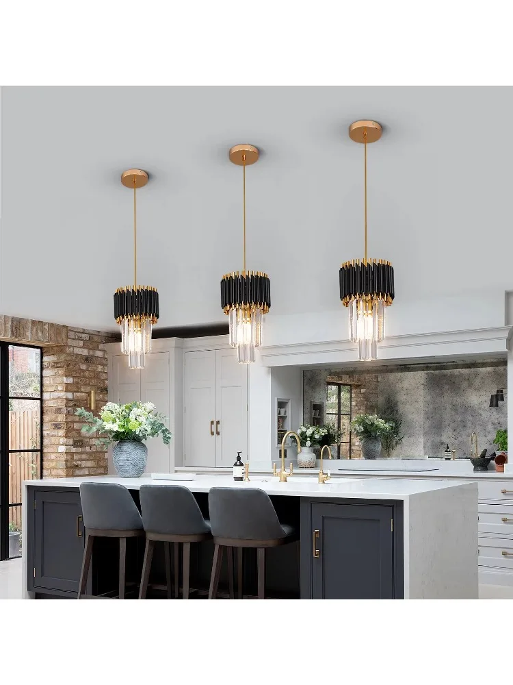 Crystal Chandelier Light Emitting Diode Chandelier Restaurant Kitchen Island Light