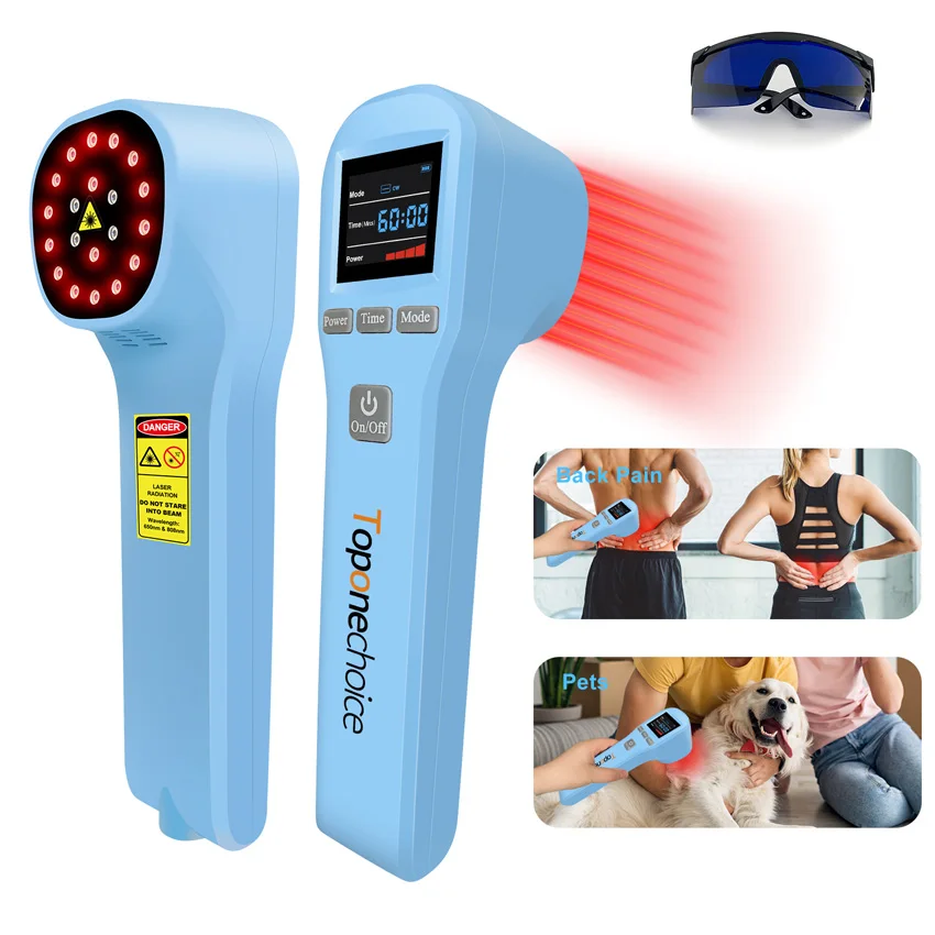 

808nm+650nm Low Level Laser Therapy Device Red Near Infrared Light Treatment for Arthritis Physicaltherapy Equipment Pain Relief