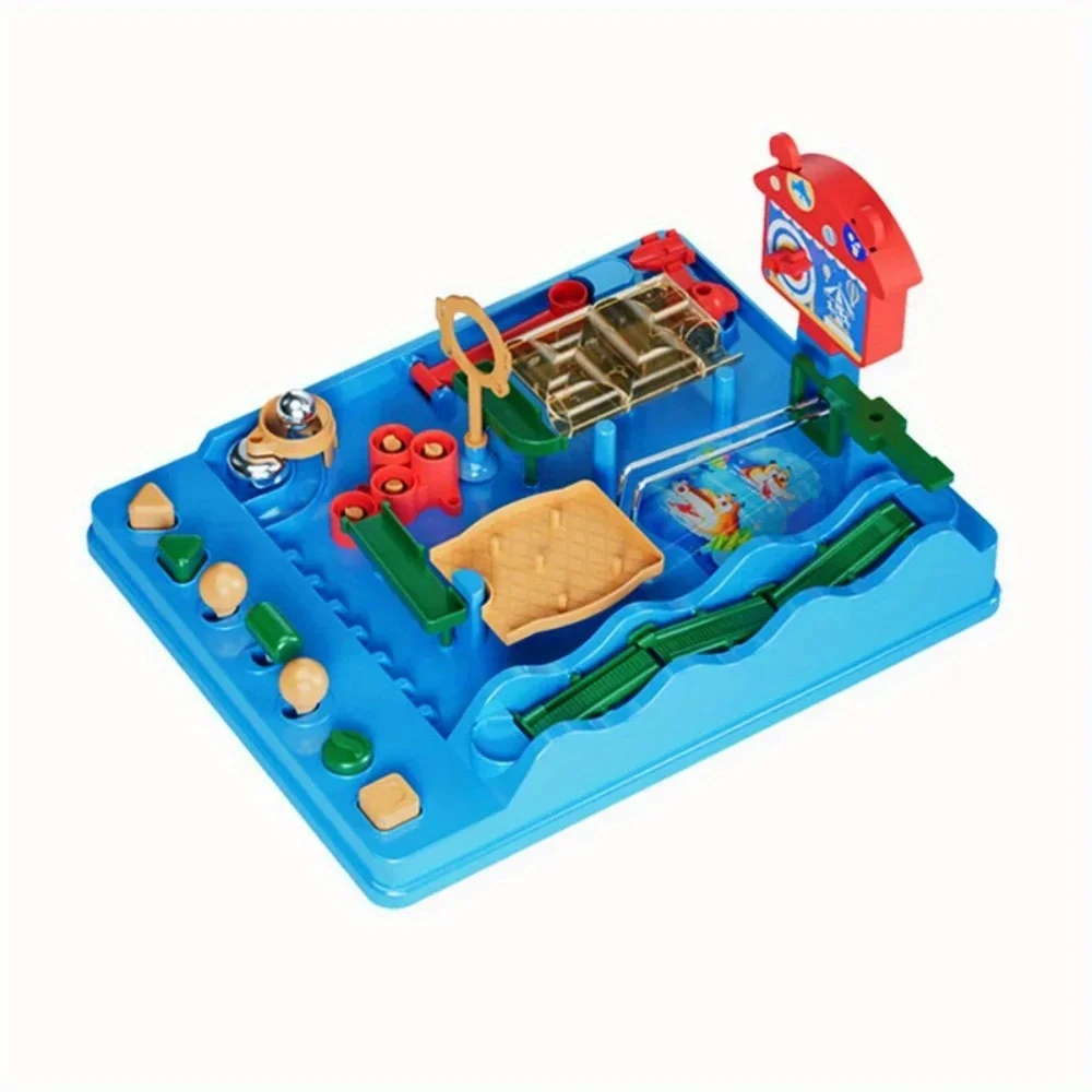Water Park Ball Maze Screwball Scramble Toy Maze Table Game,Water Paradise Adventure of Bebe Intellectual Desktop Game for Kids