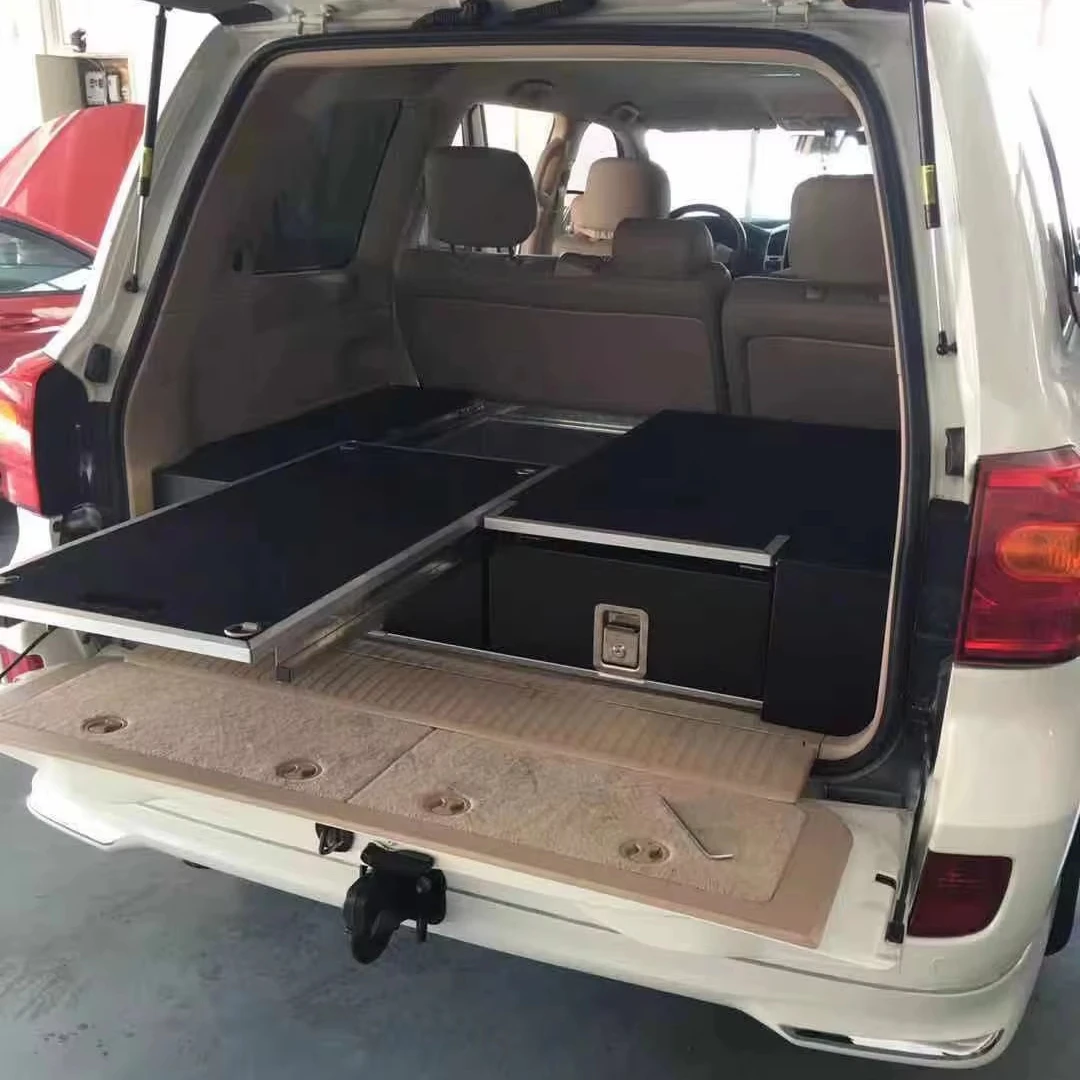 

Factory OEM Sliding Black Storage Drawer System for Pickup SUV Truck Bed Storage System Box
