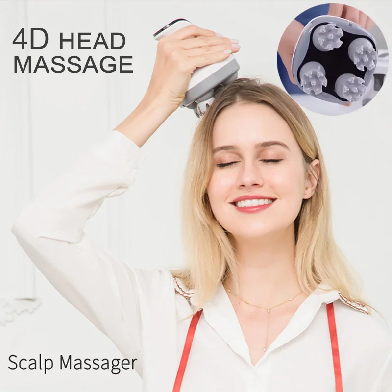 Electric Head Massager Multi Claw Scalp Massager Body Relaxation Treatment Scalp Massage Tool Cat Pet Home Whole Body Available