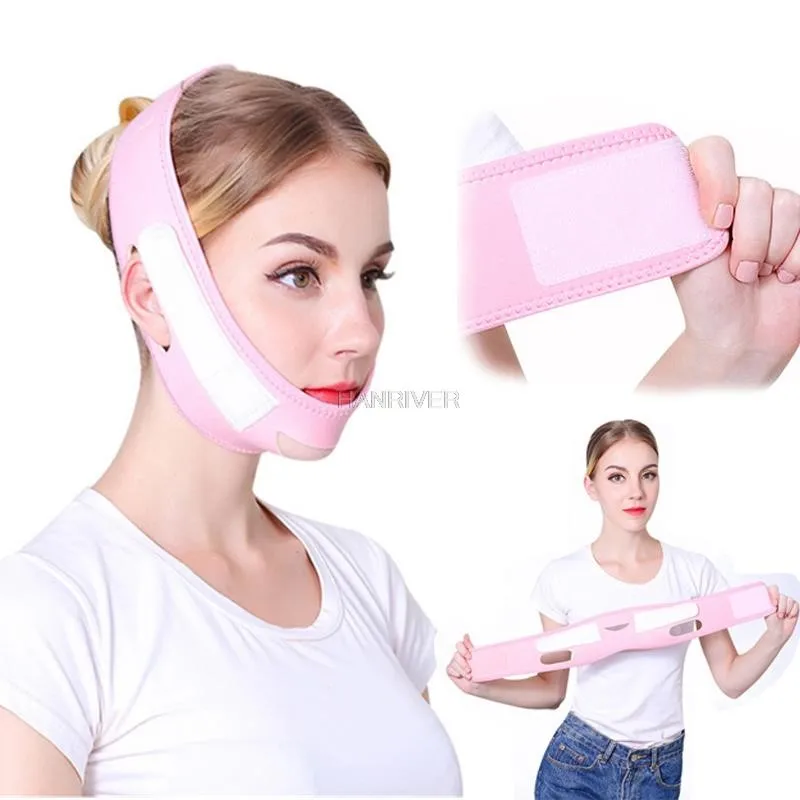 Maska wyszczuplająca twarz V-Line Lifting Podnosząca Policze Podbródek Szyję Wyszczuplający Pasek Upiększający Ujędrniający Maska na Twarz Wyszczuplająca Bandaż