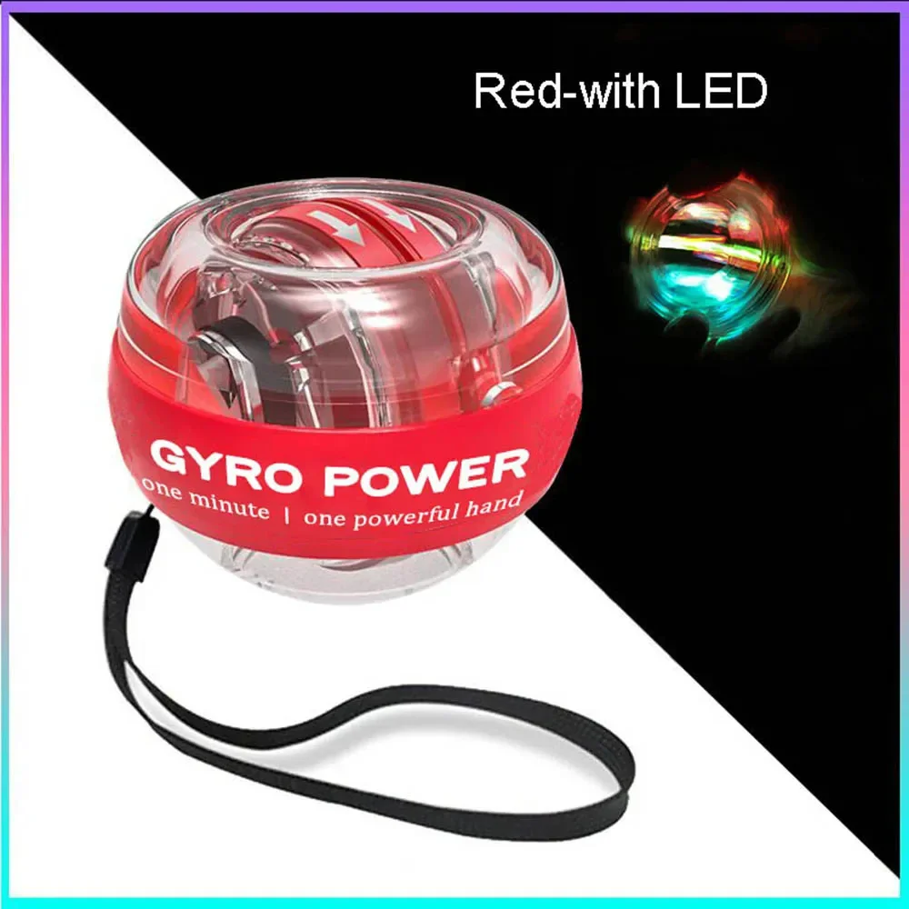 New LED Wrist Ball Trainer Gyroscope Strengthener Gyro Power Ball Arm Exerciser Exercise Machine powerball