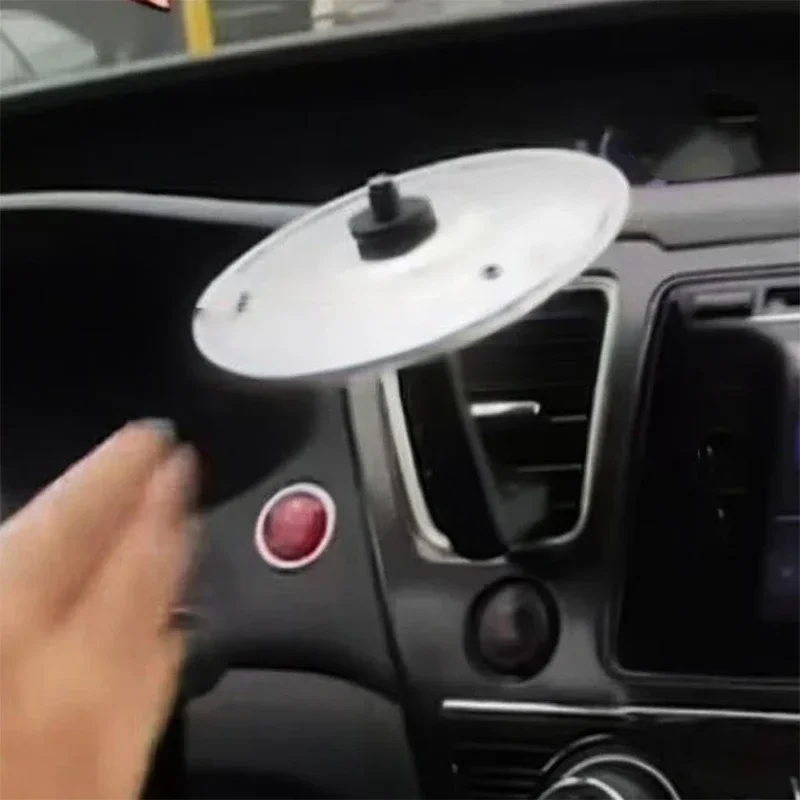 New Creative Car Crash Cymbal Car Mounted Percussion Cymbal Decoration Air Vent Car Cymbal Easy to Install Make Driving More Fun