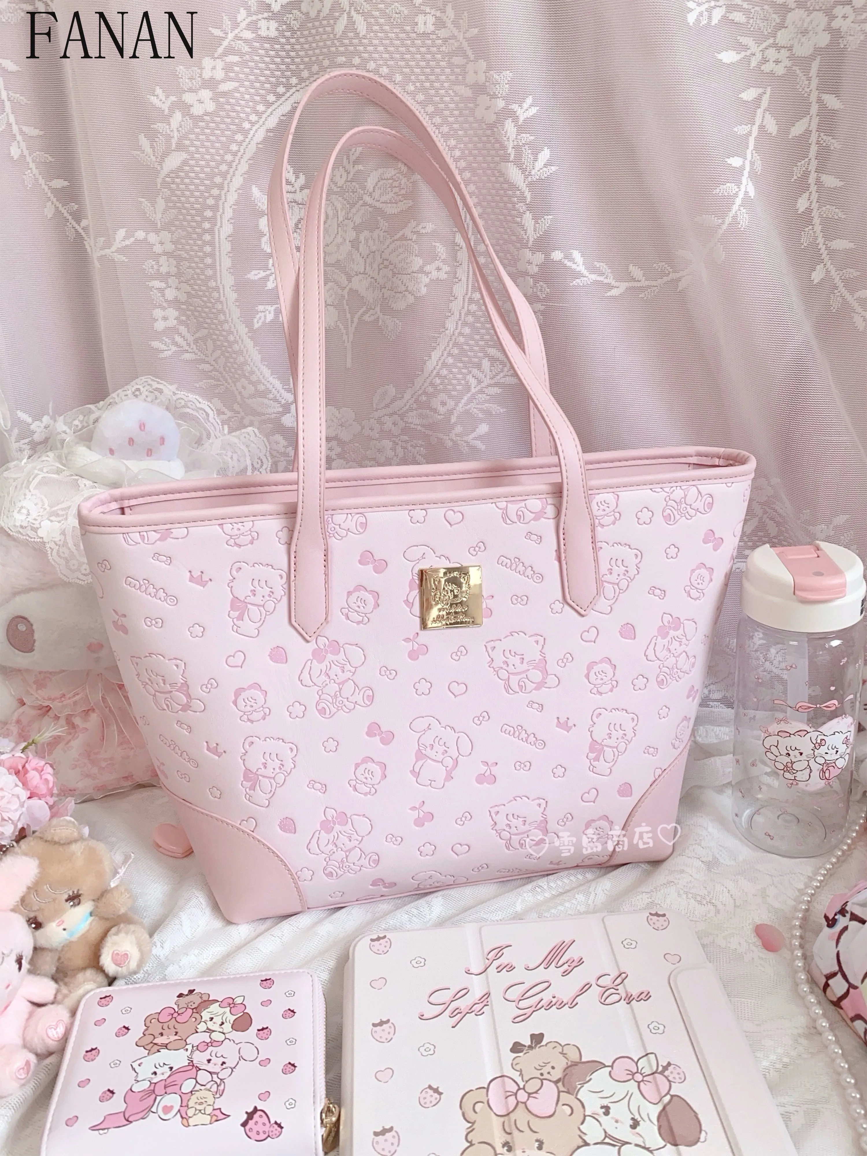 

Ladies Casual Handbags Elegant Tote Bag Cute and Versatile Large Backpack Capacity Commuter Student Shoulder Bag Female