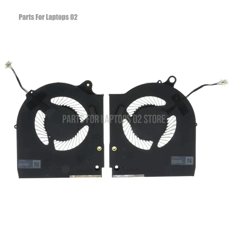 Pp CPU GPU Cooling Fan for DELL Alienware M15 Ryzen R5 R6 2021 EG75071S1-C50-S9A EG75071S1-C60-S9A 06HH2 DC 12V