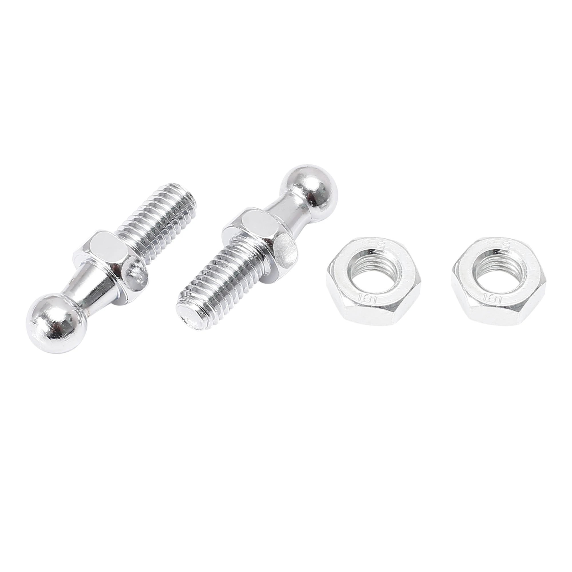 X Autohaux 10mm M8x15mm M8x20mm M8x25mm M6x15mm M6x20mm Car Gas Strut Ball Studs Silver Tone for Gas Struts Shocks 2 Sets 4 Sets