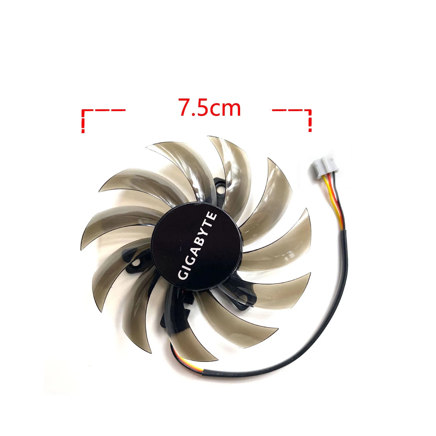 New For GIGABYTE GeForce GTX1030 N730 630 610 575 OC Graphics Card Replacement Fan PLD08010S12HH T128010SM