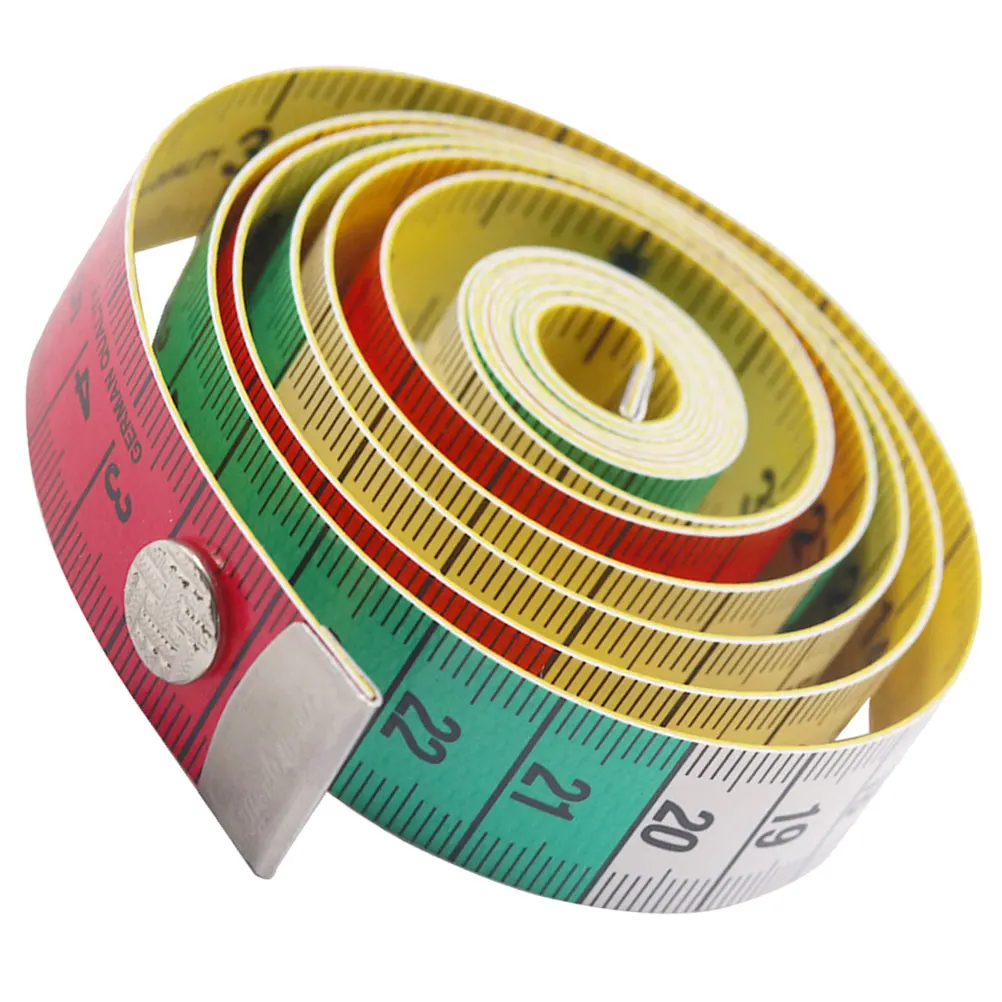 

s Colorful Tape Measure Clear Read Wear Resistant Flexible Small Size Body Measurement Body Tape Measure Sewing Supplies