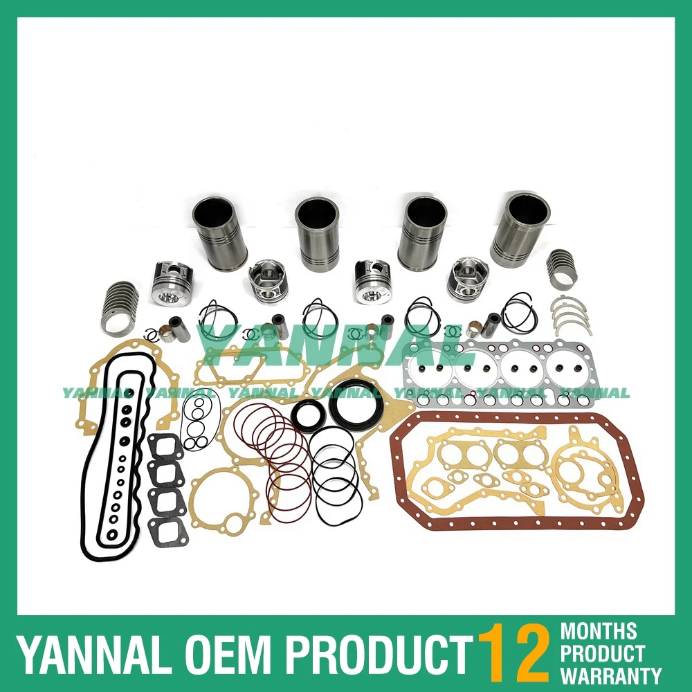 FD33 Cylinder Liner Kit With Gasket Set Bearing For Nissan Excavator Engine Parts