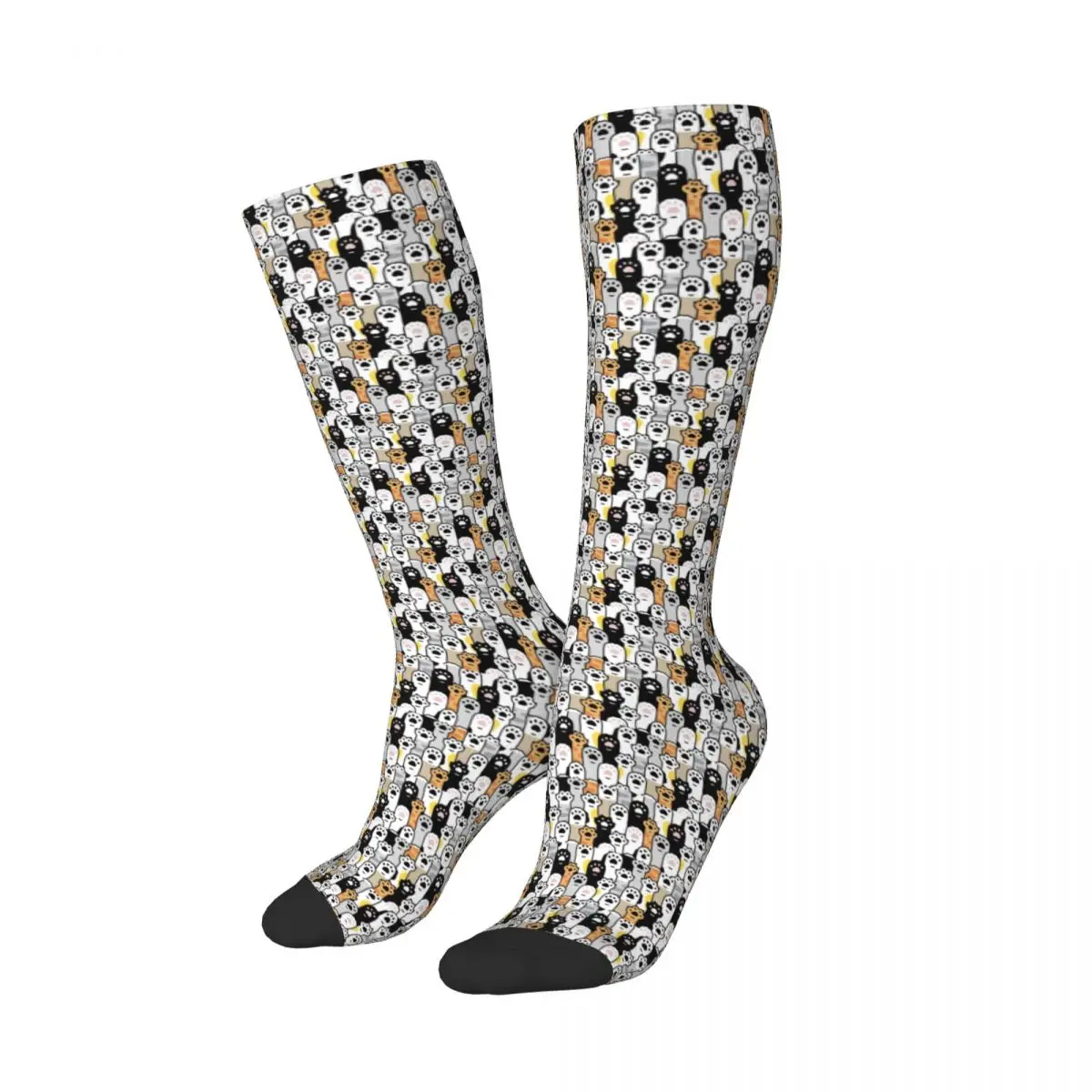 

Носки Cat Paw Lover, чулки в стиле Харадзюку, всесезонные длинные носки, аксессуары для мужчин и женщин, подарки