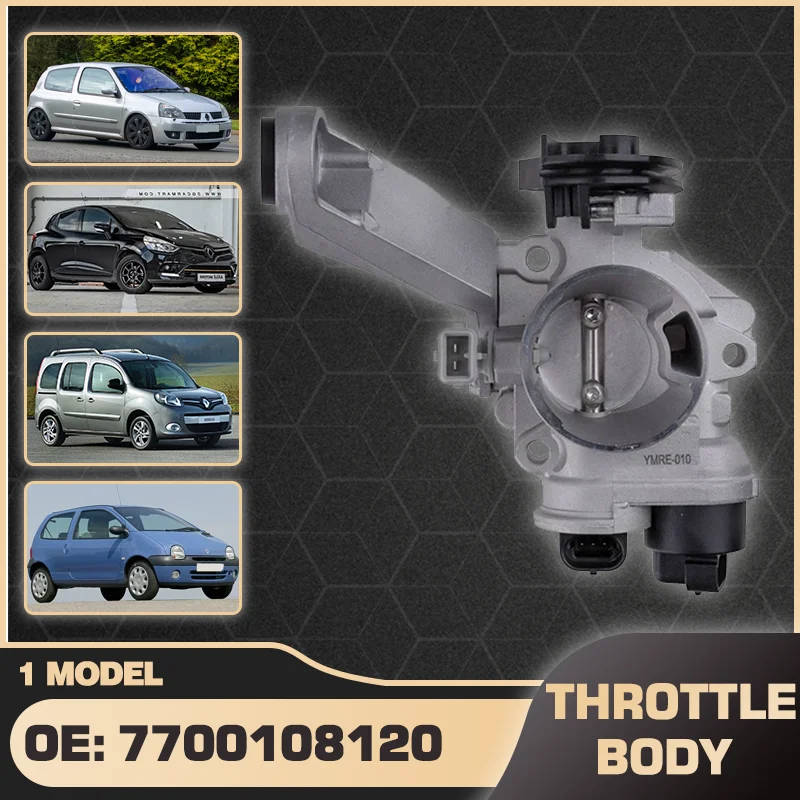 

Throttle Valve Body For Renault Clio II 1998-2005 Renault Clio III 2005-2018 Renault Kangoo 1997-2018 Renault Twingo I 2001-2007