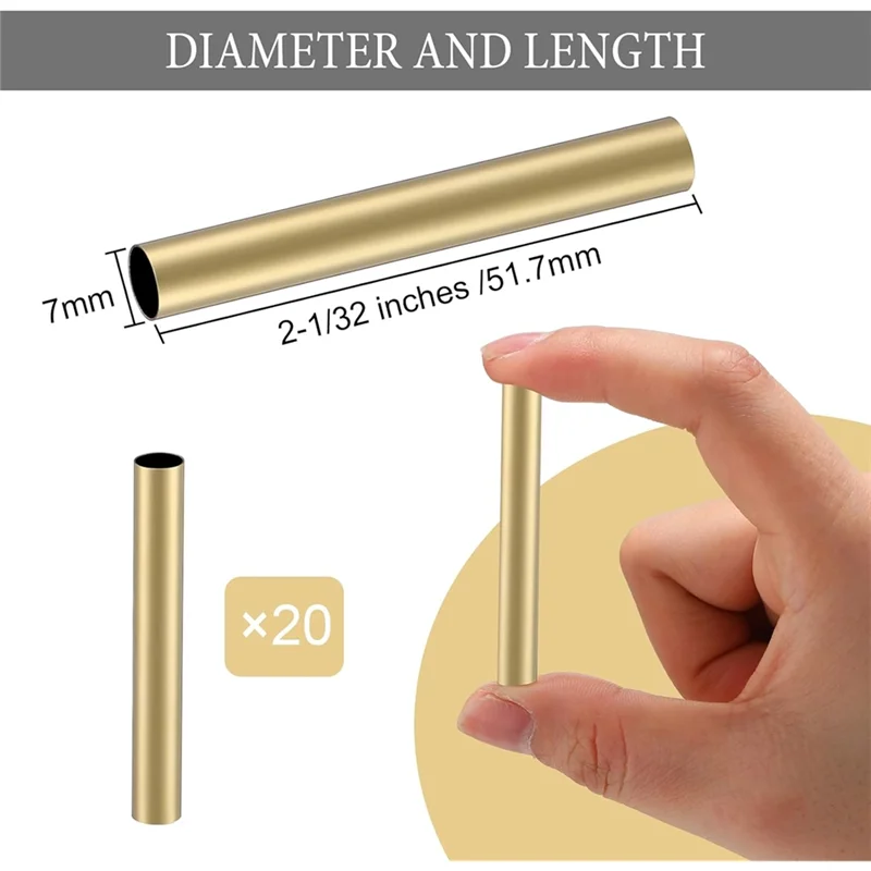 ABWP-أنبوب القلم البديل 7 مم 30 قطعة 2-1/32 بوصة مجموعة ملحقات توريد تويست رفيعة