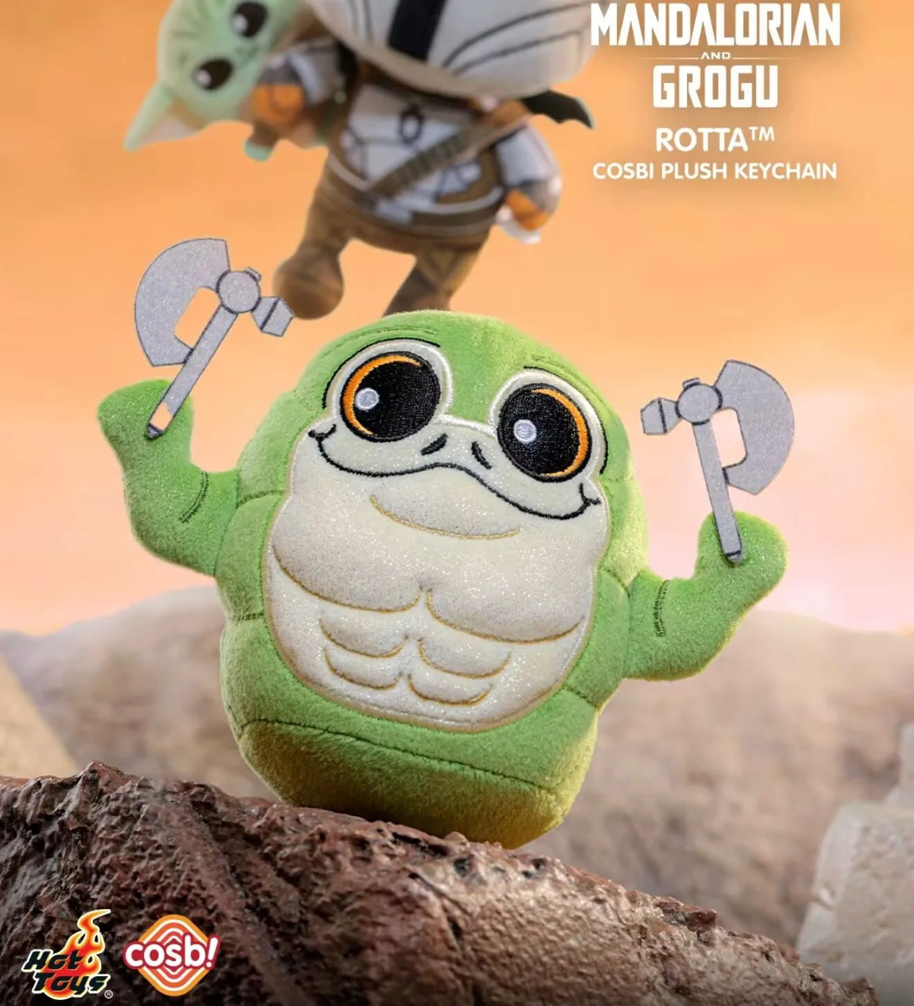 New Genuine Hot Toys The Mandalorian & Grogu Cosbi Blind Box Din