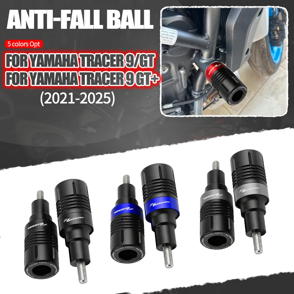 

2025 For Yamaha Tracer 9 /GT 9GT+ Plus 2021-2024 Axle Fork Wheel Slider Swingarm Frame Crash Sliders Falling Protector