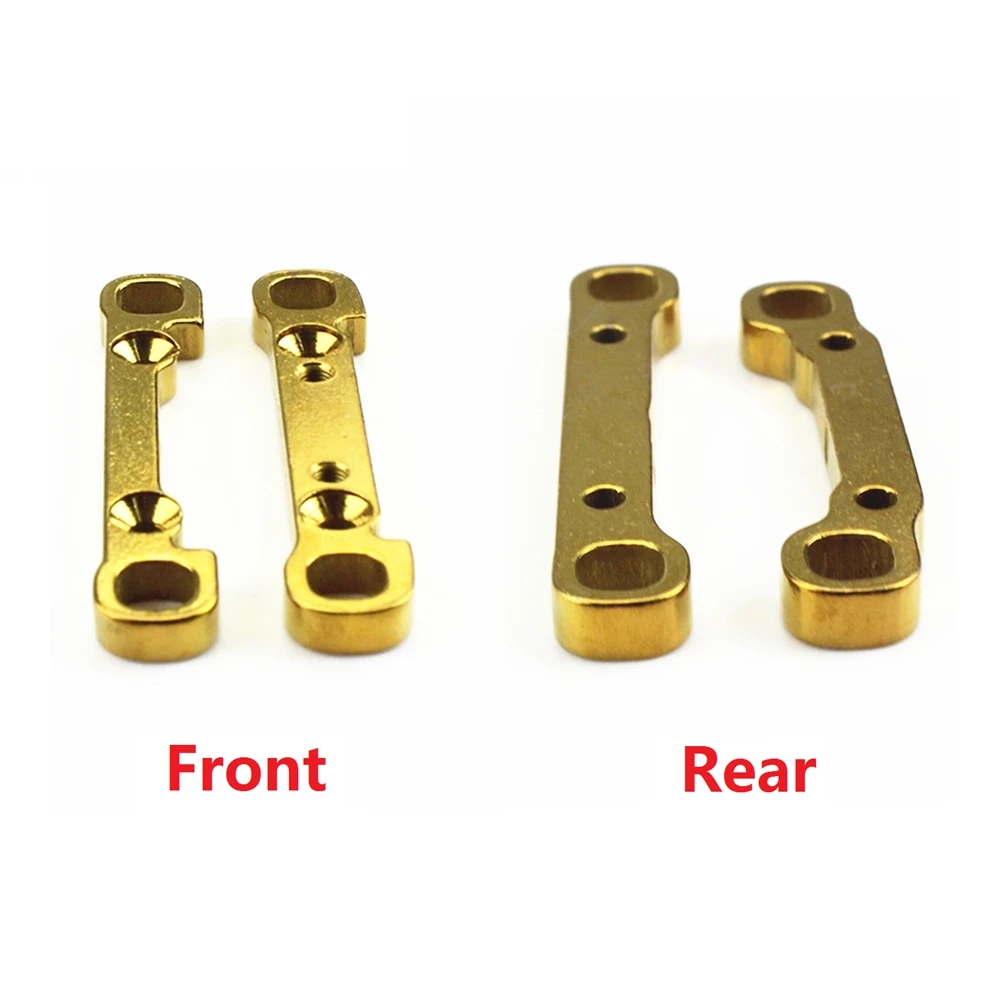 4 Pcs Metal Front and Rear Reinforced Swing Arm Set for Wltoys 104001 1/10 RC Car Spare Parts Accessories