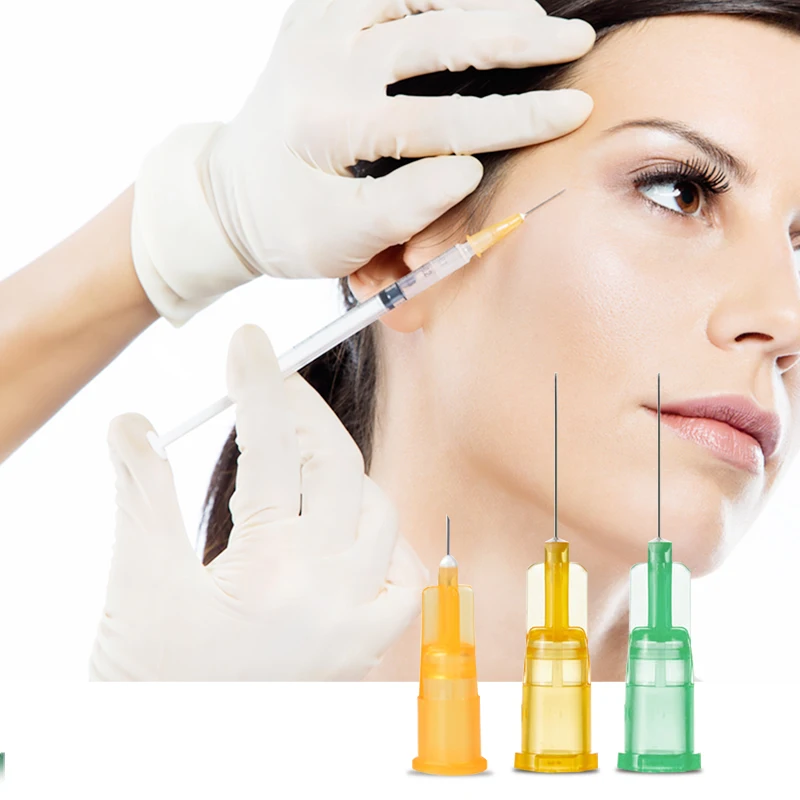 إبرة حادة صغيرة واحدة معقمة يمكن التخلص منها لتهيج الأسنان 32 جرام 6 مللي متر 34 جرام 4 مللي متر 1.5 مللي متر إبرة صغيرة غير مؤلمة