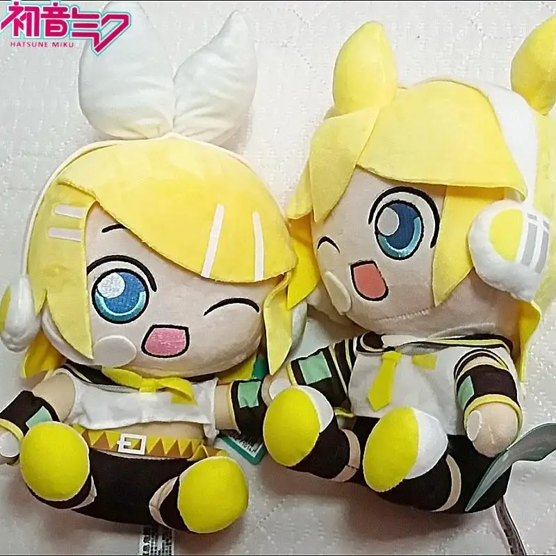 20cm originale Anime Hatsune Miku peluche Kwayi giocattoli Fufu Kagamine Len Kagamine Rin Megurine vivian Soft Filled Dolls cuscino regalo