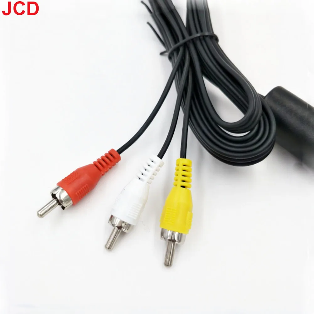 JCD 1pcs Multi Component Games Audio Video AV Cable to RCA for PS2 PS3 SYSTEM Cable Console TV Game Computer Accessories