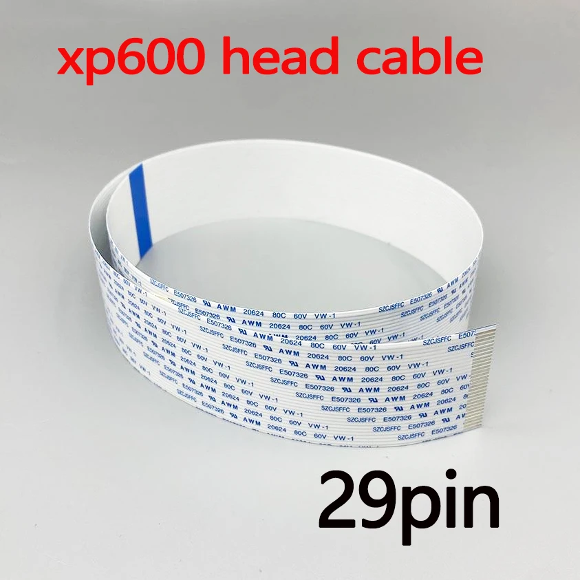 10PCS 29Pins Head Data Cable For Epson Mimaki TX800 TX820 XP600 Solvent UV Flatbed Printer Dx10 Printhead FFC Flat Data Cable