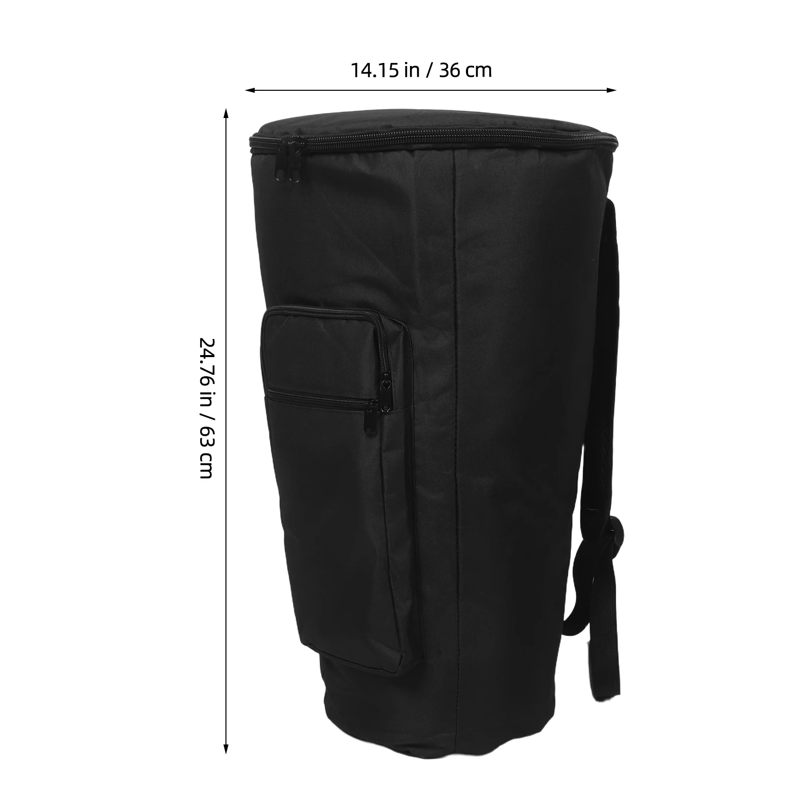 Afrikanischer Trommel-Rucksack, wasserdicht, gepolstert, Schutztasche, 12-Zoll-Trommel-Tragetasche für Djembe, Reiseaufbewahrung, Tragetasche
