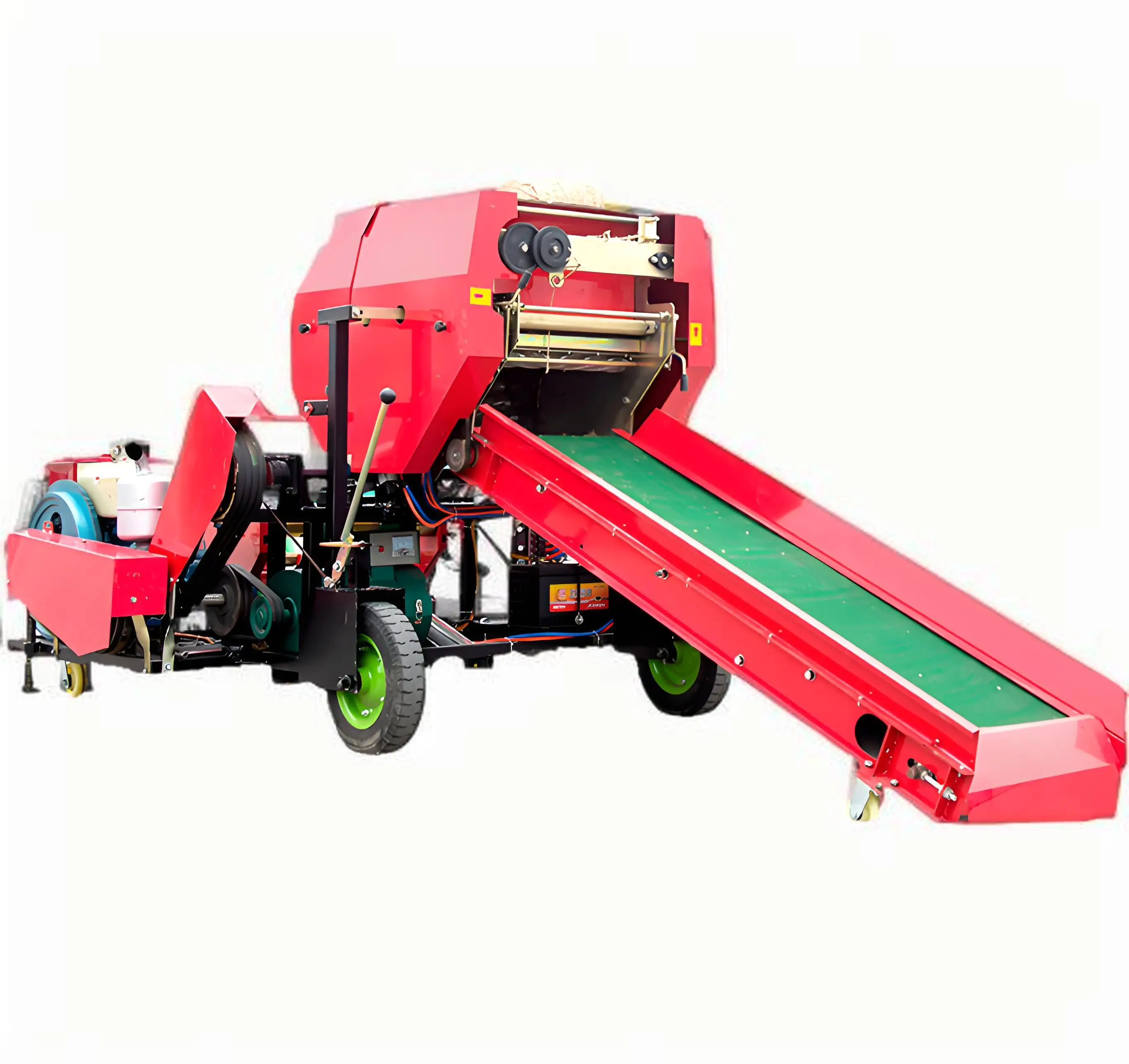 Baler, Agricultural Corn Straw Crushing, Picking and Packing Machine, Grass Storage Machine, Round Bundling, square Bundling
