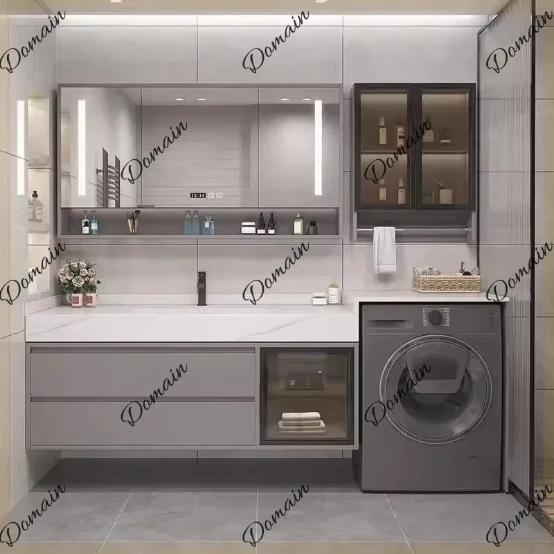 XY Luxury Bathroom Cabinet Organizer Insert Drawer Shelf Wall Mirrors Fix Rack Sink Shelves Furniture For Bathroom Storage