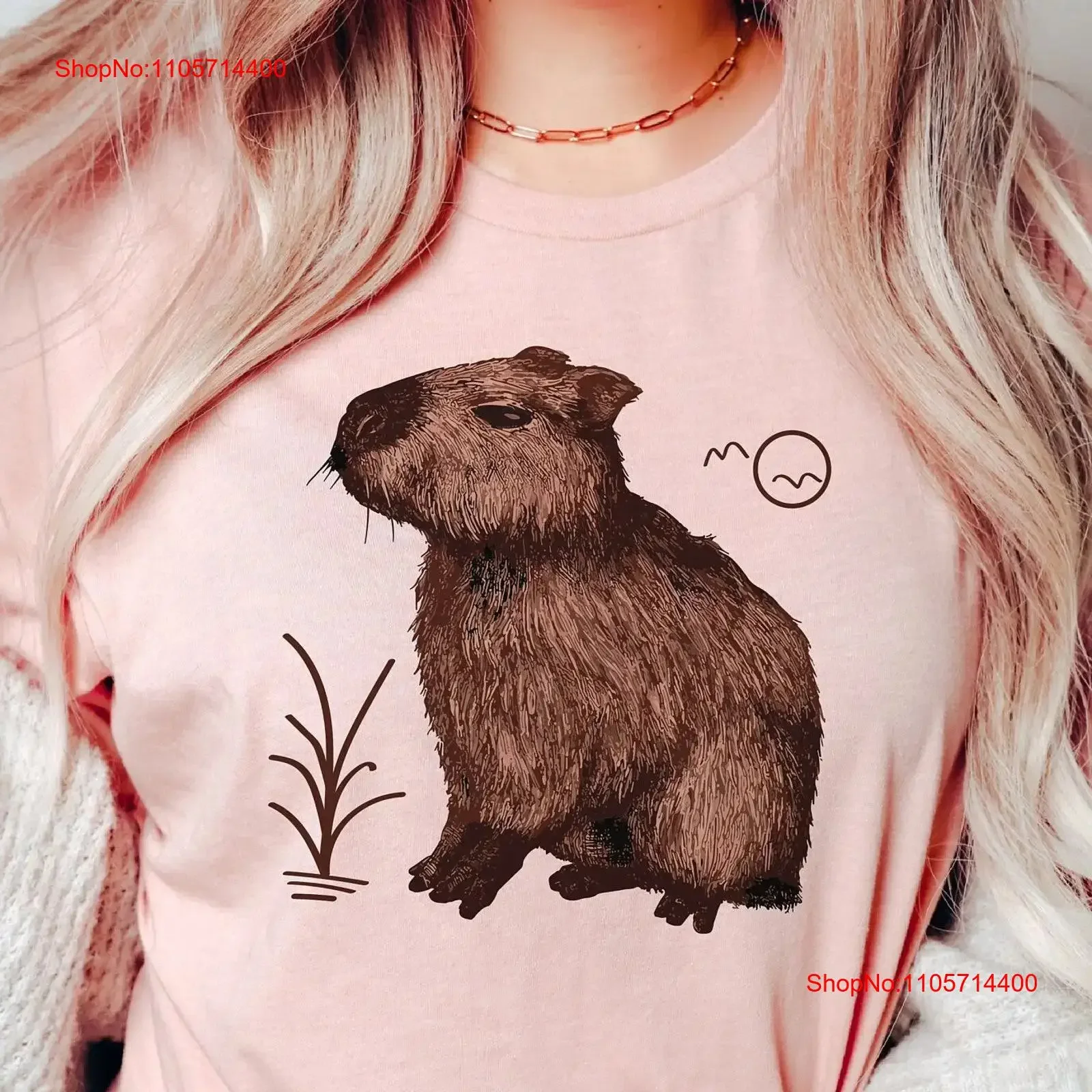 Capybara T Shirt RodenT Cottagecore Funny Vintage Western Animal Lover vintage Washed streetwear fashion Top For Everyday Wear